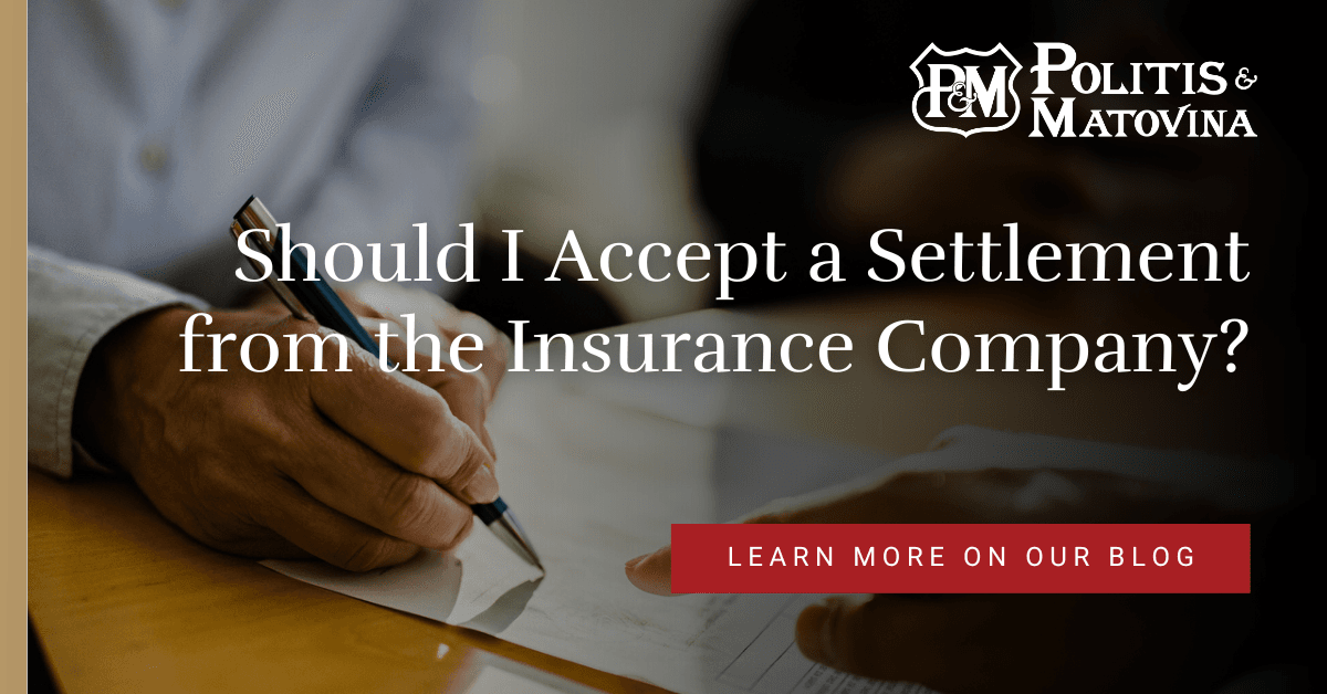 Should I Accept A Settlement From The Insurance Company?